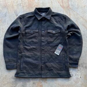 Billabong Recycler Lodge Button-Up Jacket- Black